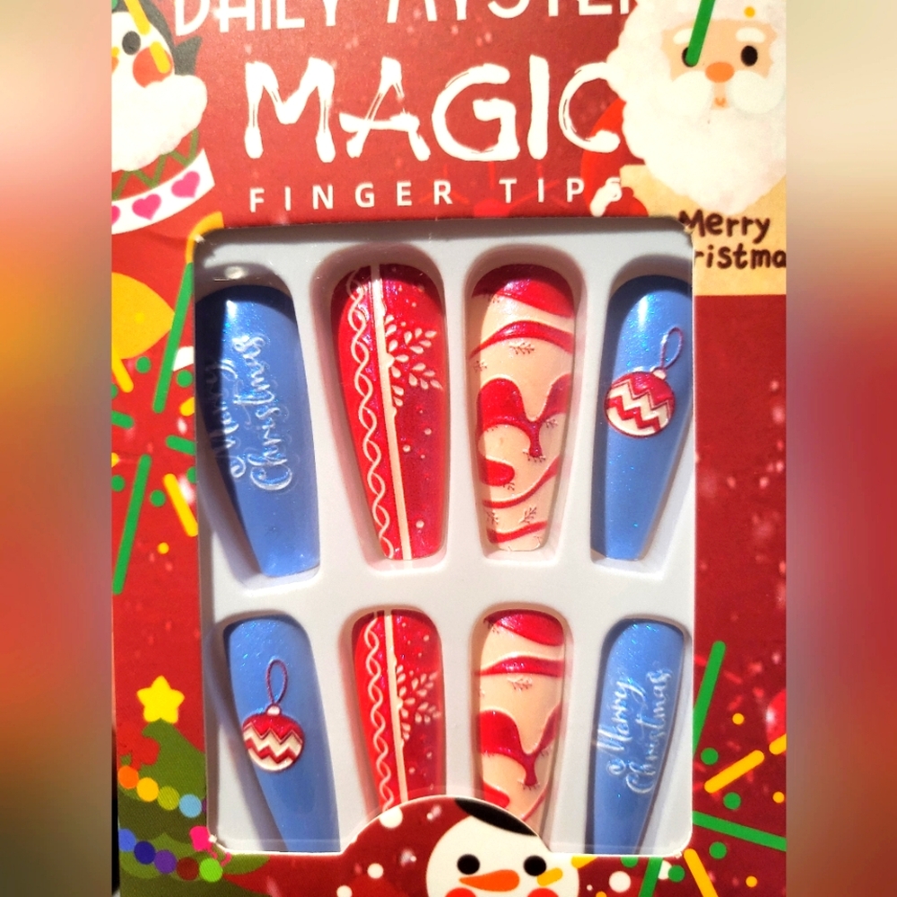 Christmas Press on Nails